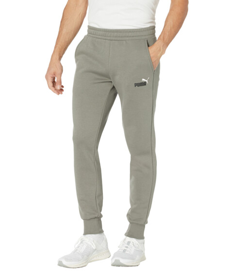 Imbracaminte barbati puma essential 2 column logo fleece pants ultra gray