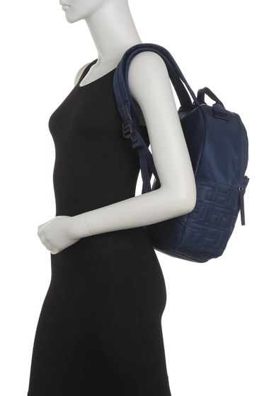 Genti femei tommy hilfiger jules smooth backpack tommy navy