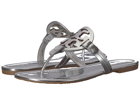 Incaltaminte femei tory burch miller flip flop sandal silver 2