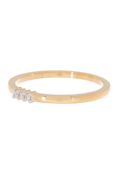 Bijuterii femei bony levy 18k yellow gold 3-diamond ring - 003 ctw 18ky