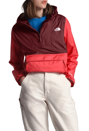Imbracaminte femei the north face fanorak 20 hooded packable anorak barolo red