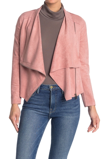 Imbracaminte femei love token emery faux suede jacket pink