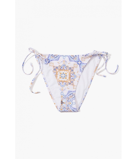 Imbracaminte femei forever21 paisley string bikini bottoms bluemulti