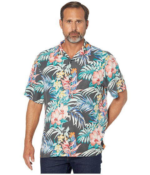 Imbracaminte barbati tommy bahama garden paradise camp shirt onyx