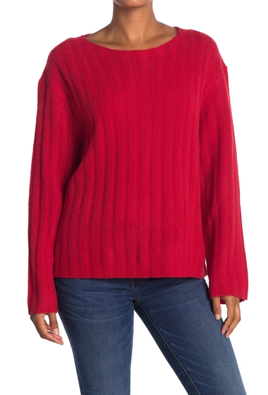 Imbracaminte femei 360 cashmere rayne wide gauge cashmere sweater cherry