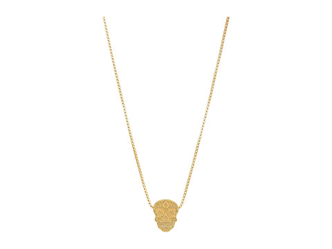 Bijuterii femei alex and ani calavera 18quot adjustable necklace 14kt gold plated