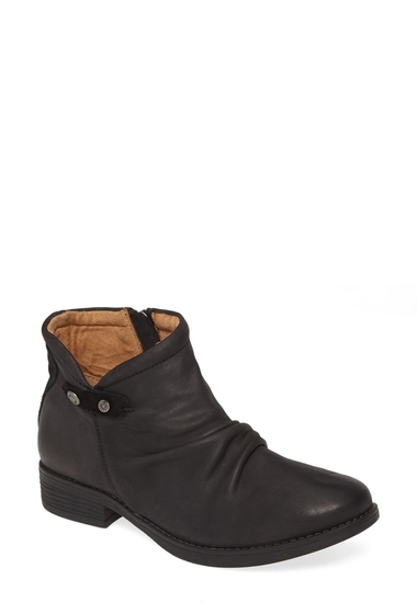 Incaltaminte femei comfortiva tarrant leather bootie - wide width available black