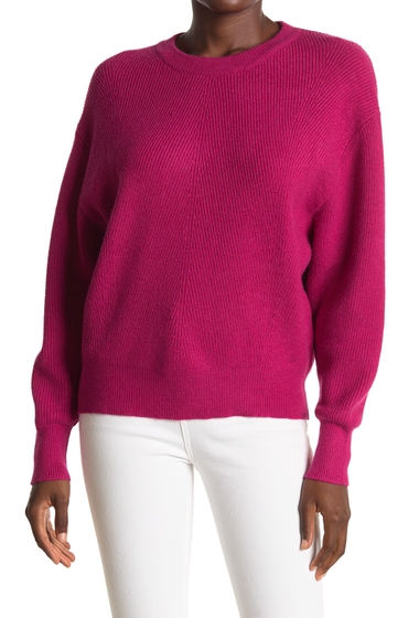 Imbracaminte femei lush solid dolman pullover sweater fuschia