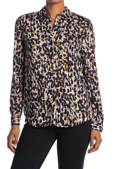 Imbracaminte femei beachlunchlounge alana button front tunic shirt abstract