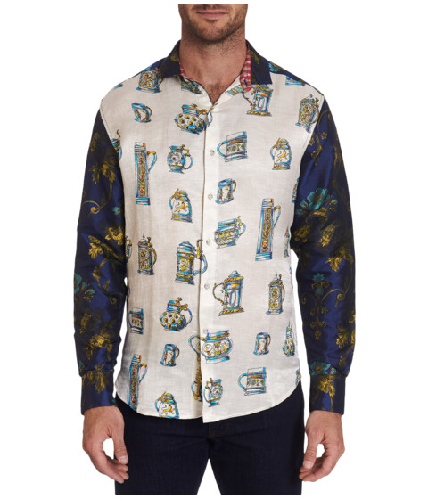Imbracaminte barbati robert graham floral eye limited edition button-up shirt multi