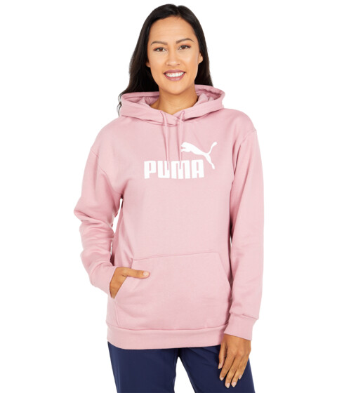 Imbracaminte femei puma essential elongated fleece hoodie foxglove