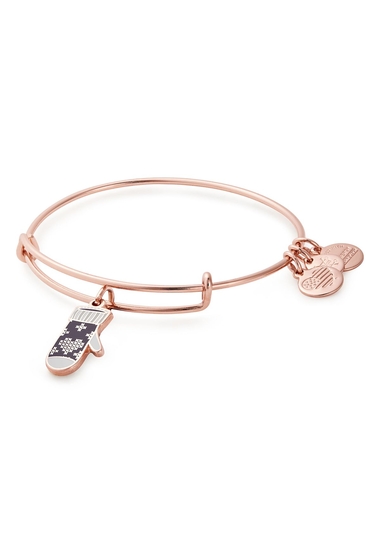 Bijuterii femei alex and ani charity by design mitten adjustable wire bangle rose gold