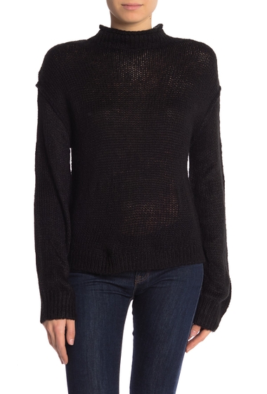 Imbracaminte femei abound mock neck pullover sweater black