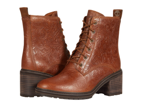 Incaltaminte femei timberland sienna high lace-up waterproof boot rust full grain emboss leather