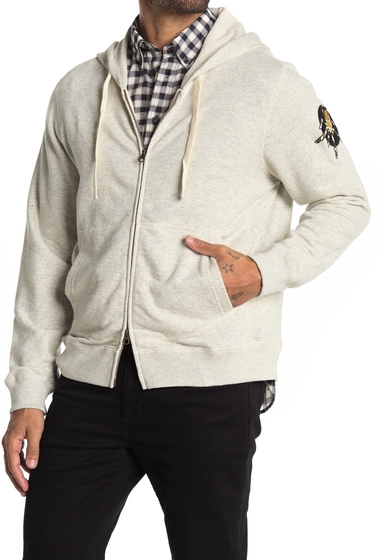 Imbracaminte barbati billy reid shindig zip hoodie natural