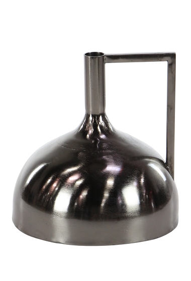 Bijuterii femei willow row industrial black iron long-necked domed vase black
