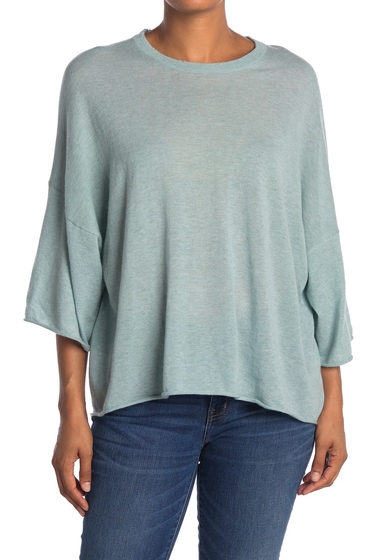 Imbracaminte femei zadig voltaire carol angled sleeve cashmere sweater aqua