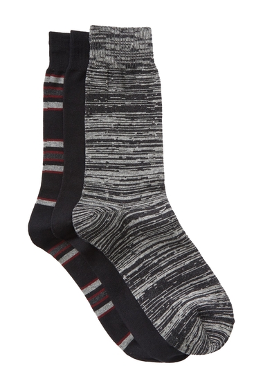 Imbracaminte barbati slate stone printed crew socks - pack of 3 multi pattern