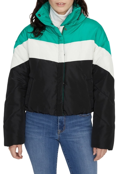 Imbracaminte femei sanctuary ski club puffer jacket emerald bl