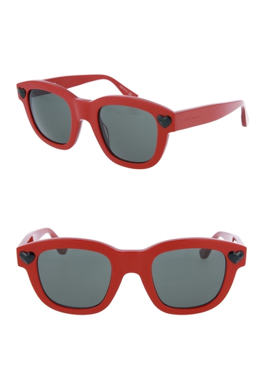 Ochelari femei saint laurent 48mm core sunglasses red red smoke