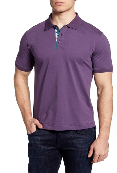 Imbracaminte barbati robert graham classic fit jersey polo purple