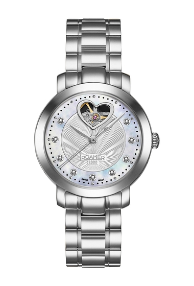 Ceasuri femei roamer womens sweetheart automatic stainless steel strap watch 34mm no color