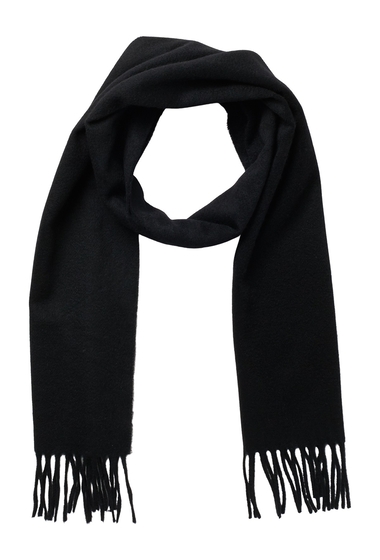 Accesorii barbati portolano cashmere scarf black