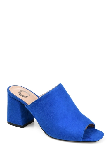 Incaltaminte femei journee collection adelaide slide mule sandal blue