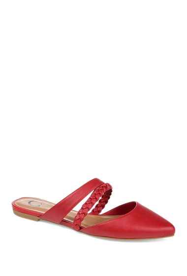 Incaltaminte femei journee collection olivea braided strap mule red