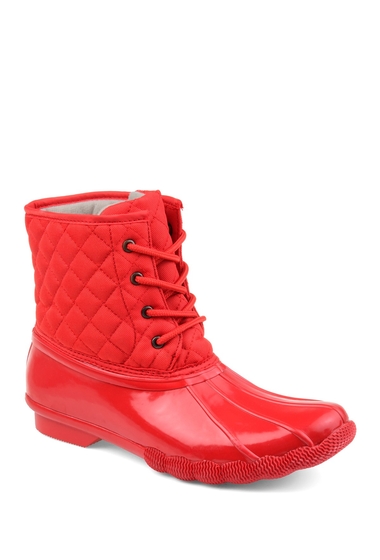 Incaltaminte femei journee collection chill waterproof snow boot red