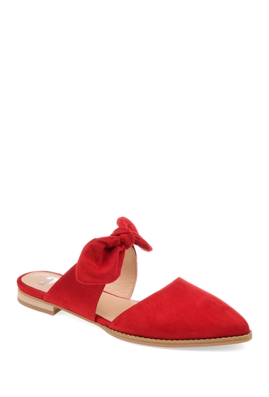 Incaltaminte femei journee collection telulah bow mule red