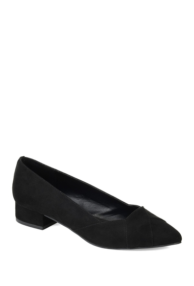 Incaltaminte femei journee collection justine block heel pump black