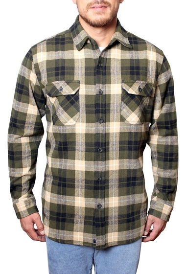 Imbracaminte barbati freedom foundry plaid flannel regular fit shirt duffle bag