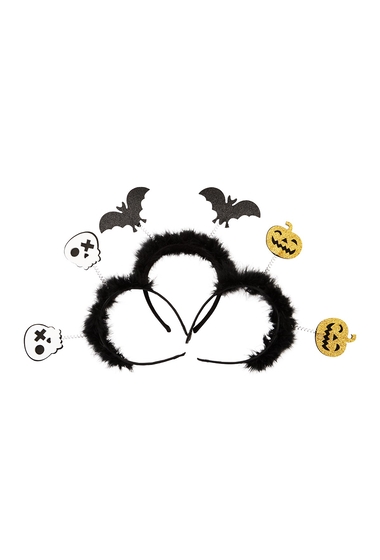 Accesorii femei france luxe shaky halloween headband - pack of 3 blackorange