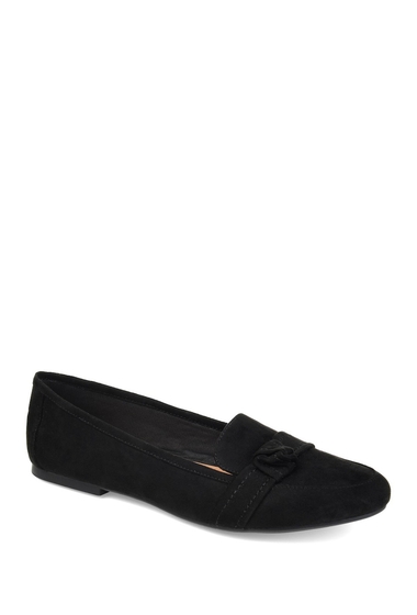 Incaltaminte femei journee collection marci knotted strap loafer black