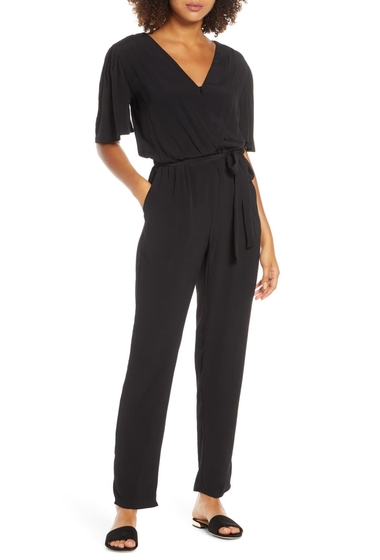 Imbracaminte femei fraiche by j wide sleeve jumpsuit black