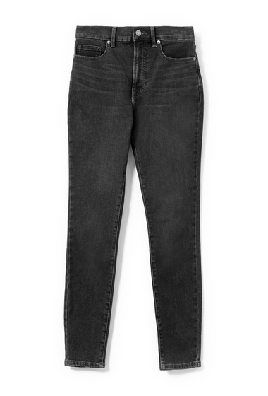 Imbracaminte femei everlane the authentic stretch high-rise skinny jeans washed black