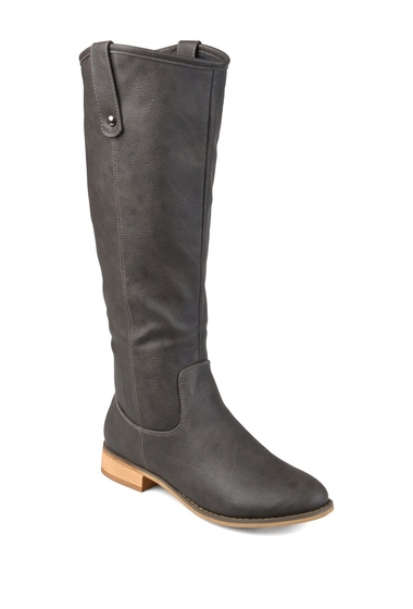 Incaltaminte femei journee collection taven mid calf boot - wide calf grey
