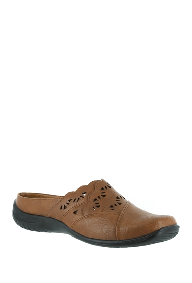 Incaltaminte femei easy street forever perforated mule - multiple widths available tobacco