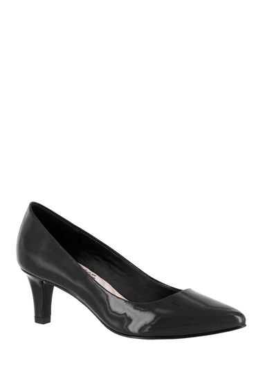 Incaltaminte femei easy street pointe pointed toe patent pump - multiple widths available black pat
