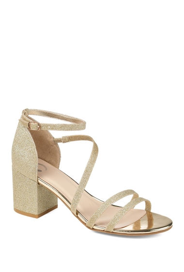 Incaltaminte femei journee collection bella glitter sandal gold