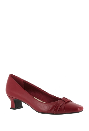 Incaltaminte femei easy street waive square toe pump - multiple widths available red