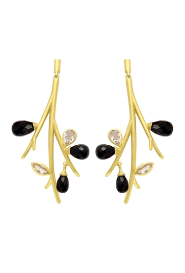 Bijuterii femei dean davidson 22k gold plated sakura statement earrings multi