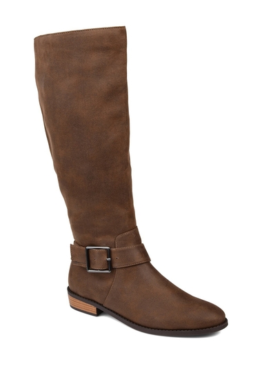 Incaltaminte femei journee collection winona wide calf boot brown