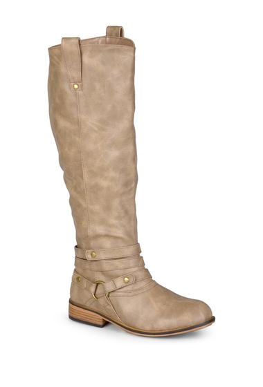 Incaltaminte femei journee collection walla harness riding boot taupe