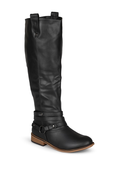 Incaltaminte femei journee collection walla harness riding boot black