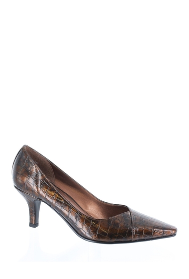 Incaltaminte femei easy street chiffon pointed toe pump - multiple widths available bronze