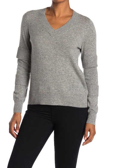 Imbracaminte femei design history ruffle sleeve cashmere sweater funfettido