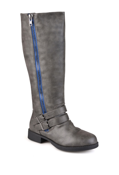 Incaltaminte femei journee collection lady extra wide calf boot grey