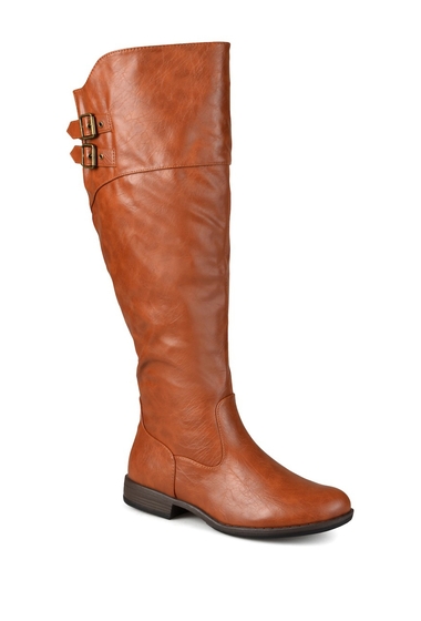 Incaltaminte femei journee collection tori riding boot - wide calf chestnut